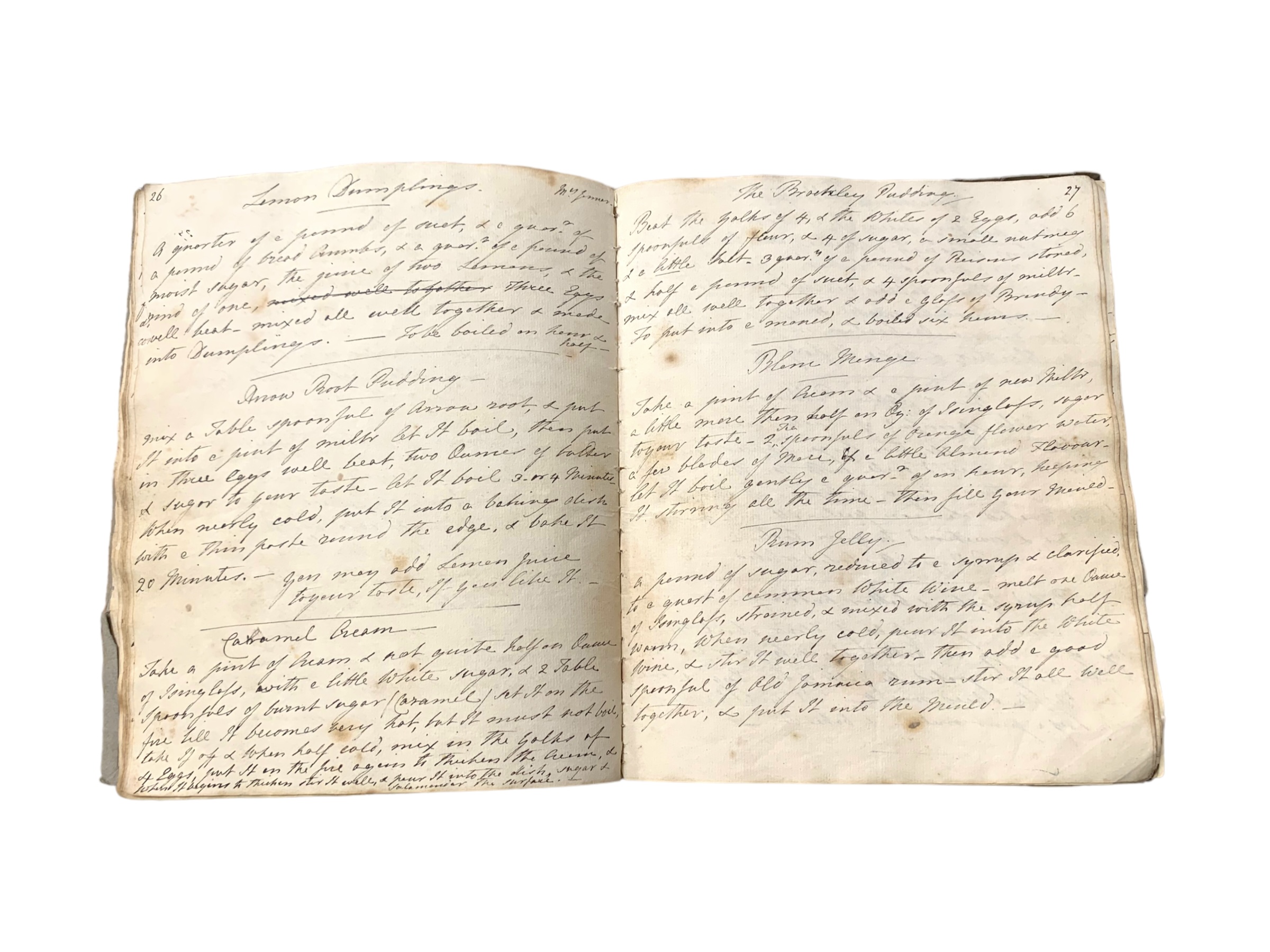 Mss Recipe note book [c. 1850] - Image 4 of 5