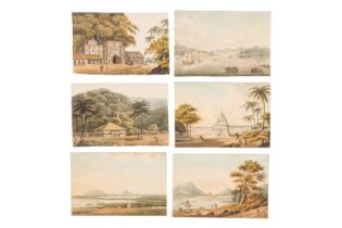 Wathen. Journal of a Voyage, to Madras and China 6 original watercolours. [1811-12]