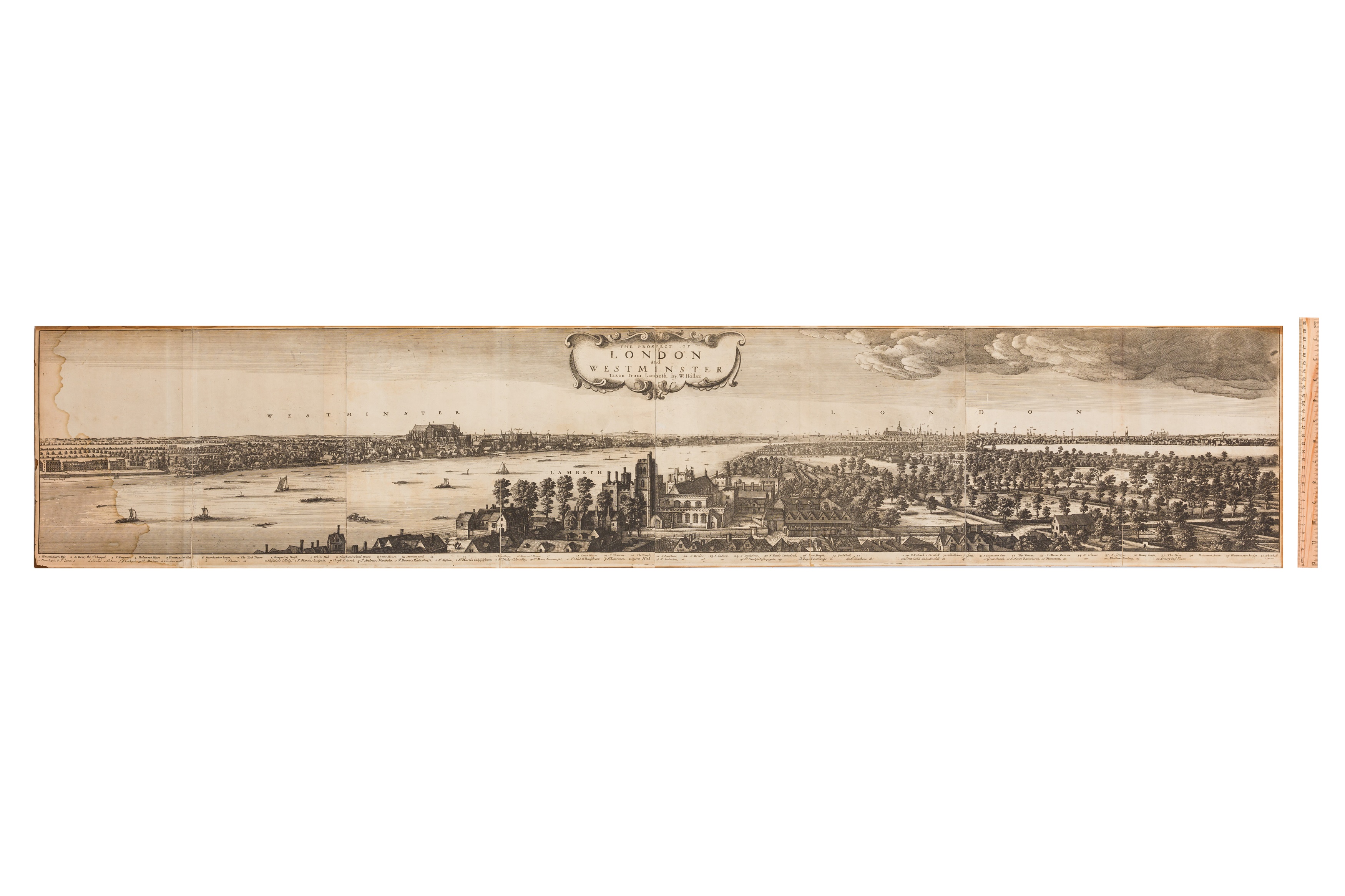 Hollar. The Prospect of London and Westminster Taken from Lambeth [c.late c.18th]