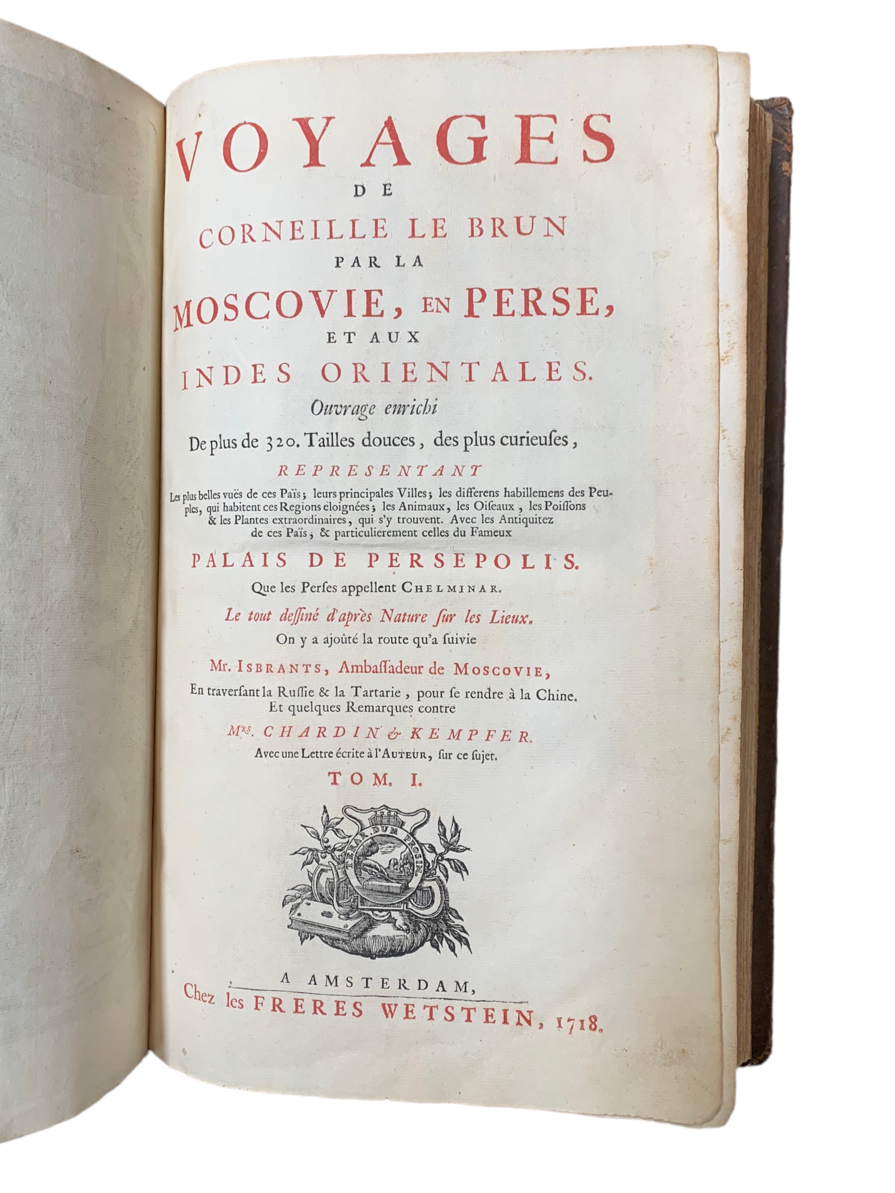 De Bruyn (Cornelis) Voyages... par la Moscovie, First French edition, - Image 8 of 9