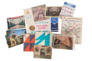 Moscow and neighbouring cities: An Archive of Metro Memorabilia, maps, and travel guides