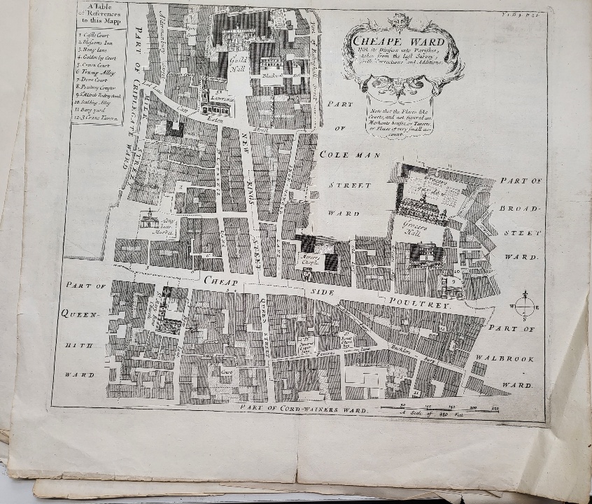 Stow (John) A collection of 16 ward maps from ‘A Survey of the Cities of London and Westminster’ - Image 10 of 14