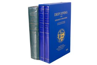 Davis. Deep Diving and Submarine Operations,, Inscribed. 1955