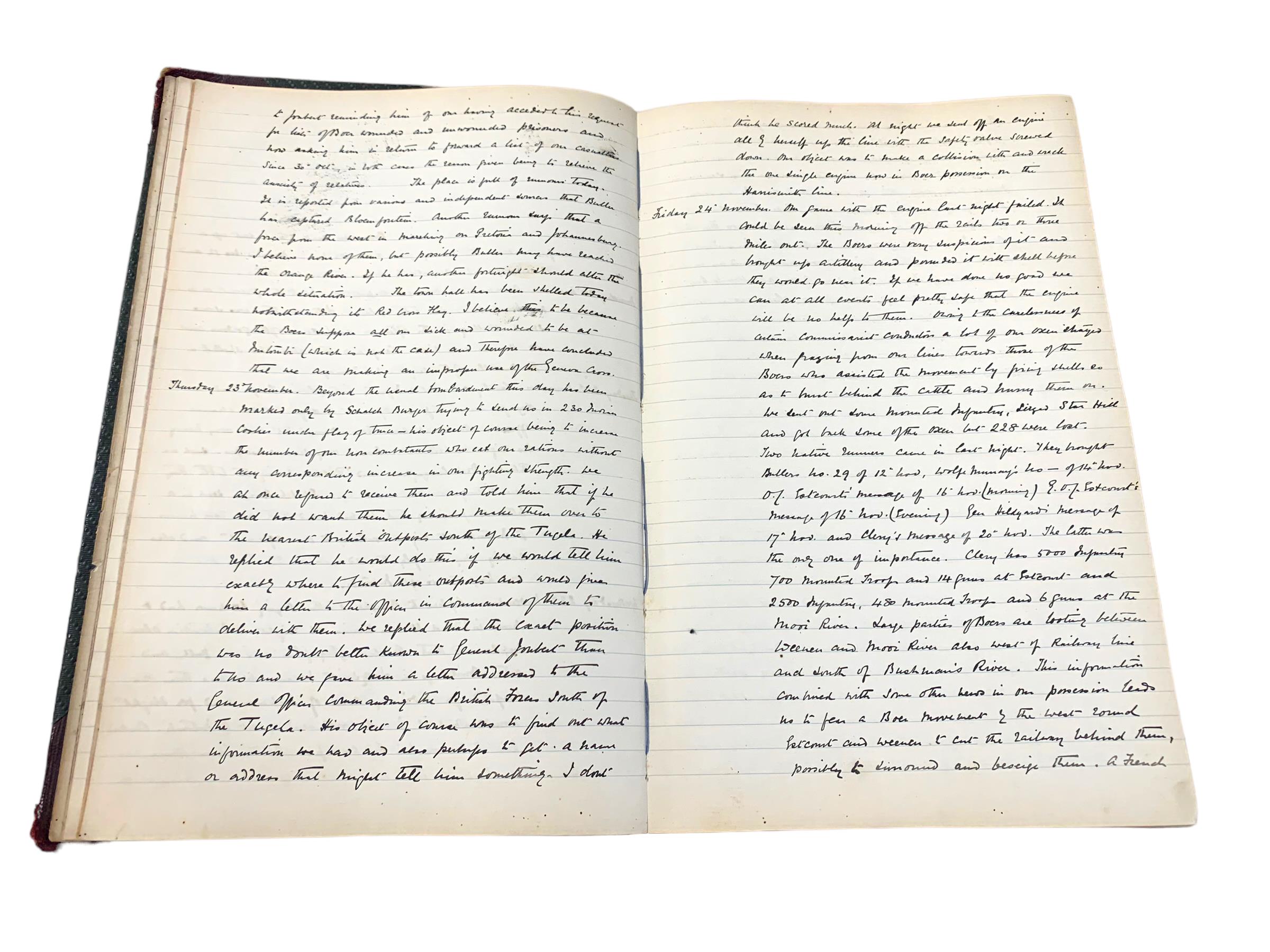 War in South Africa. Manuscript Diary Col B. Duff - Image 4 of 6