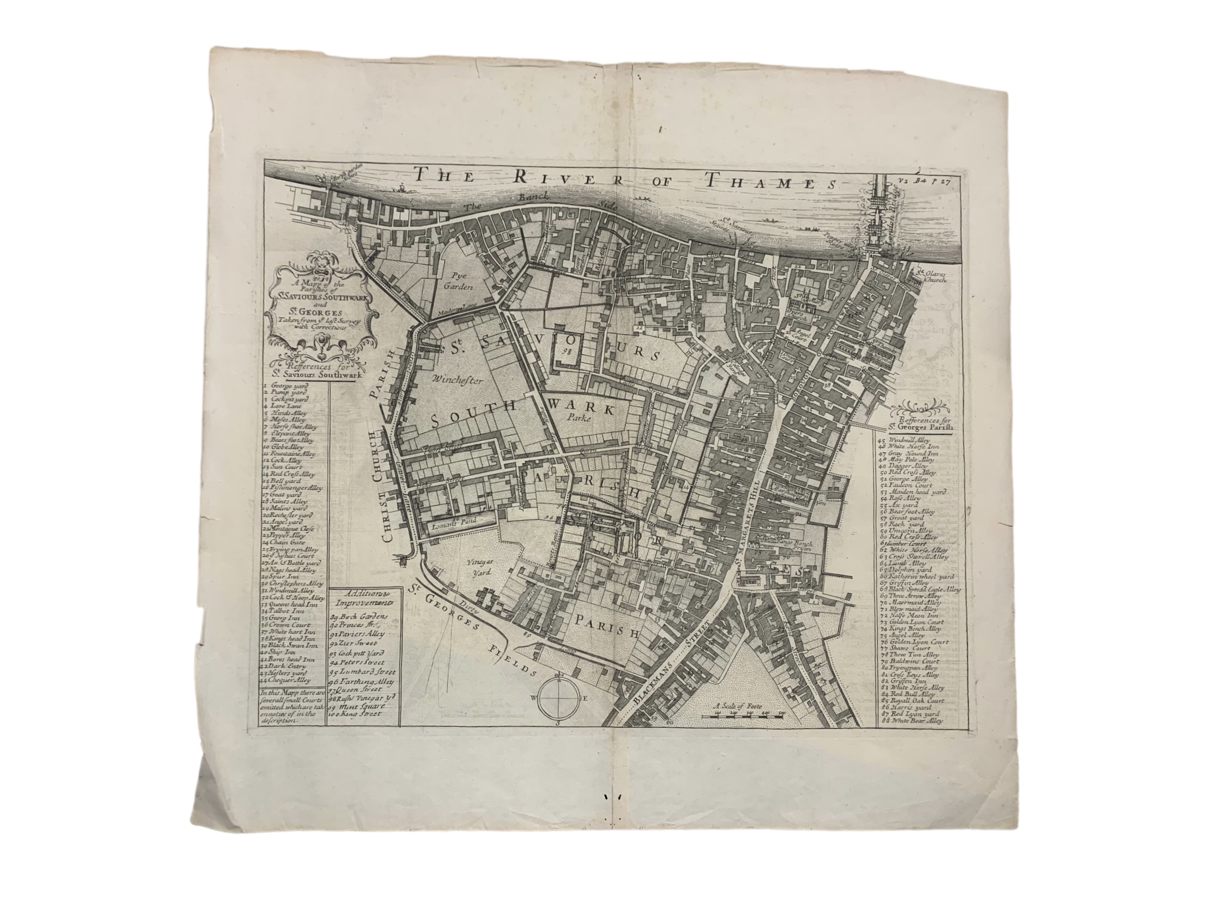 Stow (John) A collection of 16 ward maps from ‘A Survey of the Cities of London and Westminster’ - Image 3 of 14