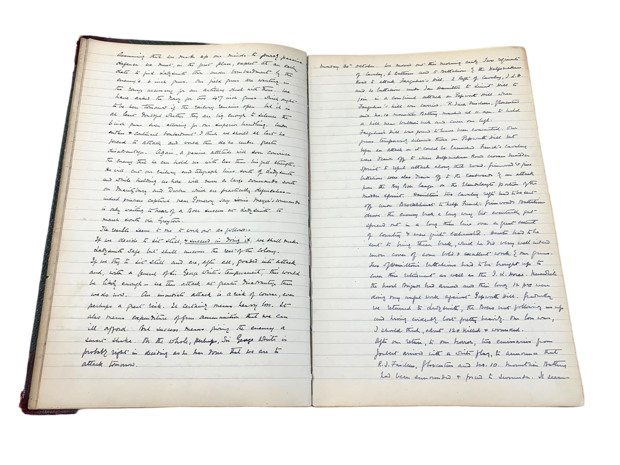 War in South Africa. Manuscript Diary Col B. Duff - Image 5 of 6