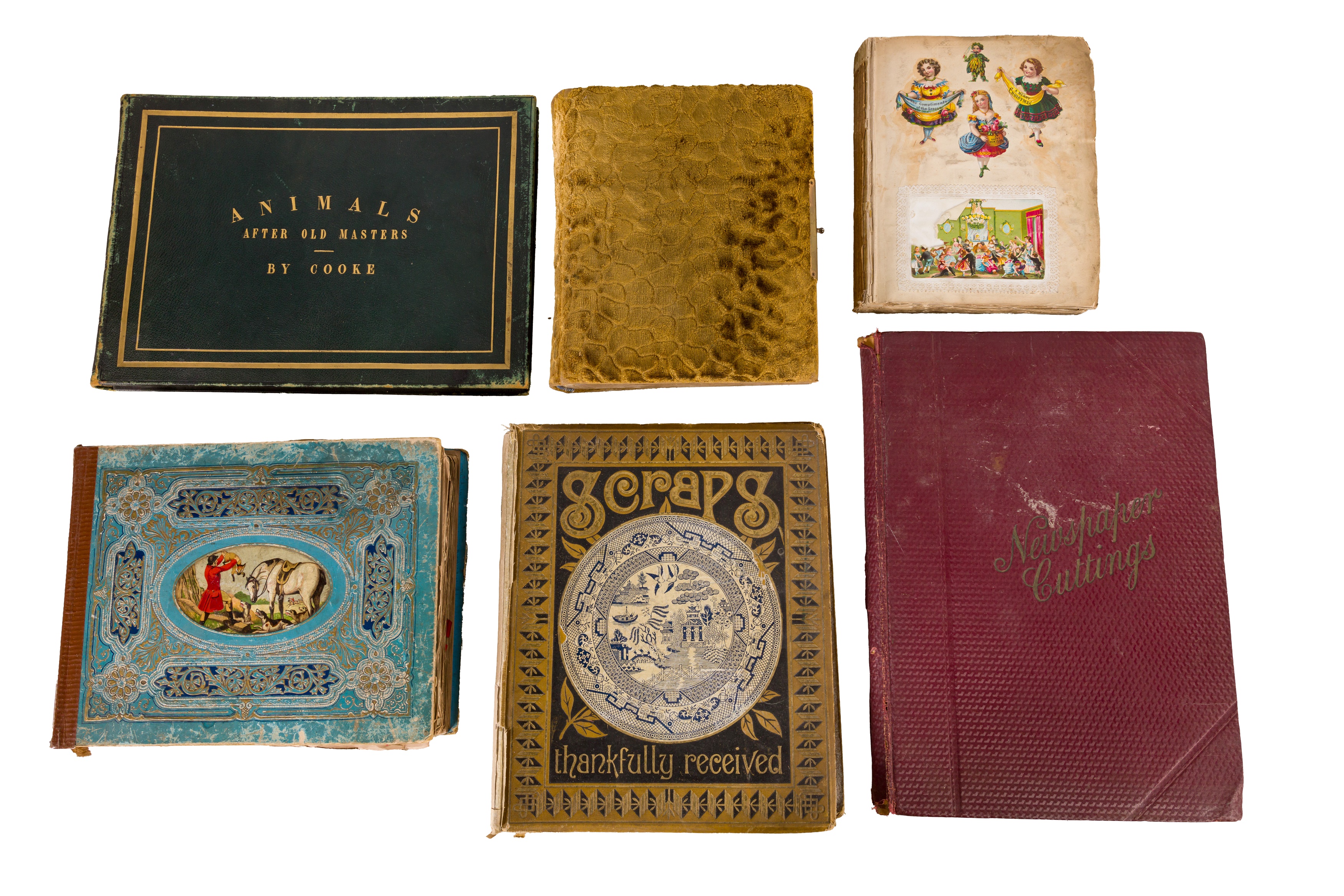Collection of Victorian Scrap Albums, Photograph Album,