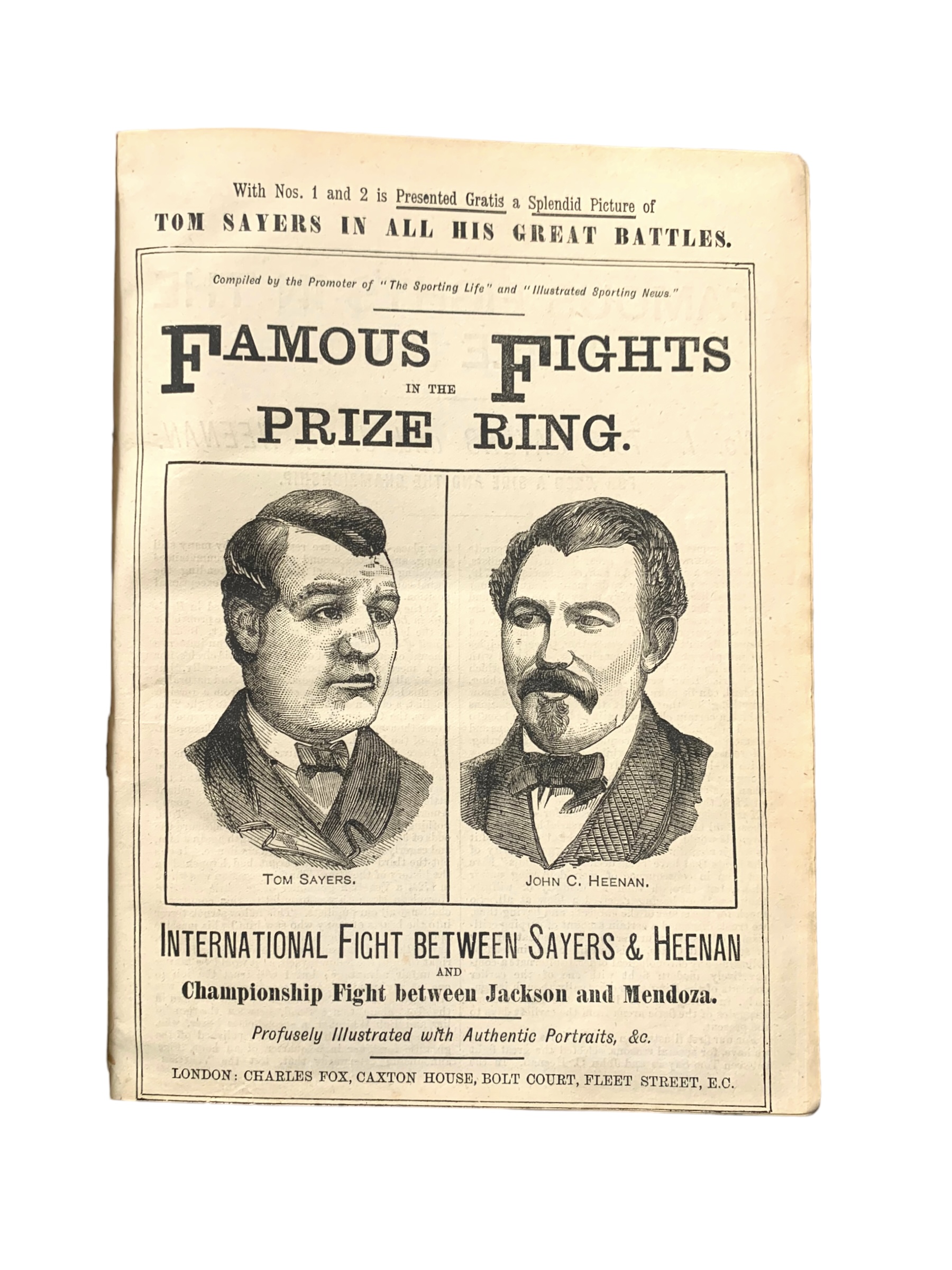 Boxing. Famous Fights in the Prize Ring, a periodical 1883 - Image 2 of 4