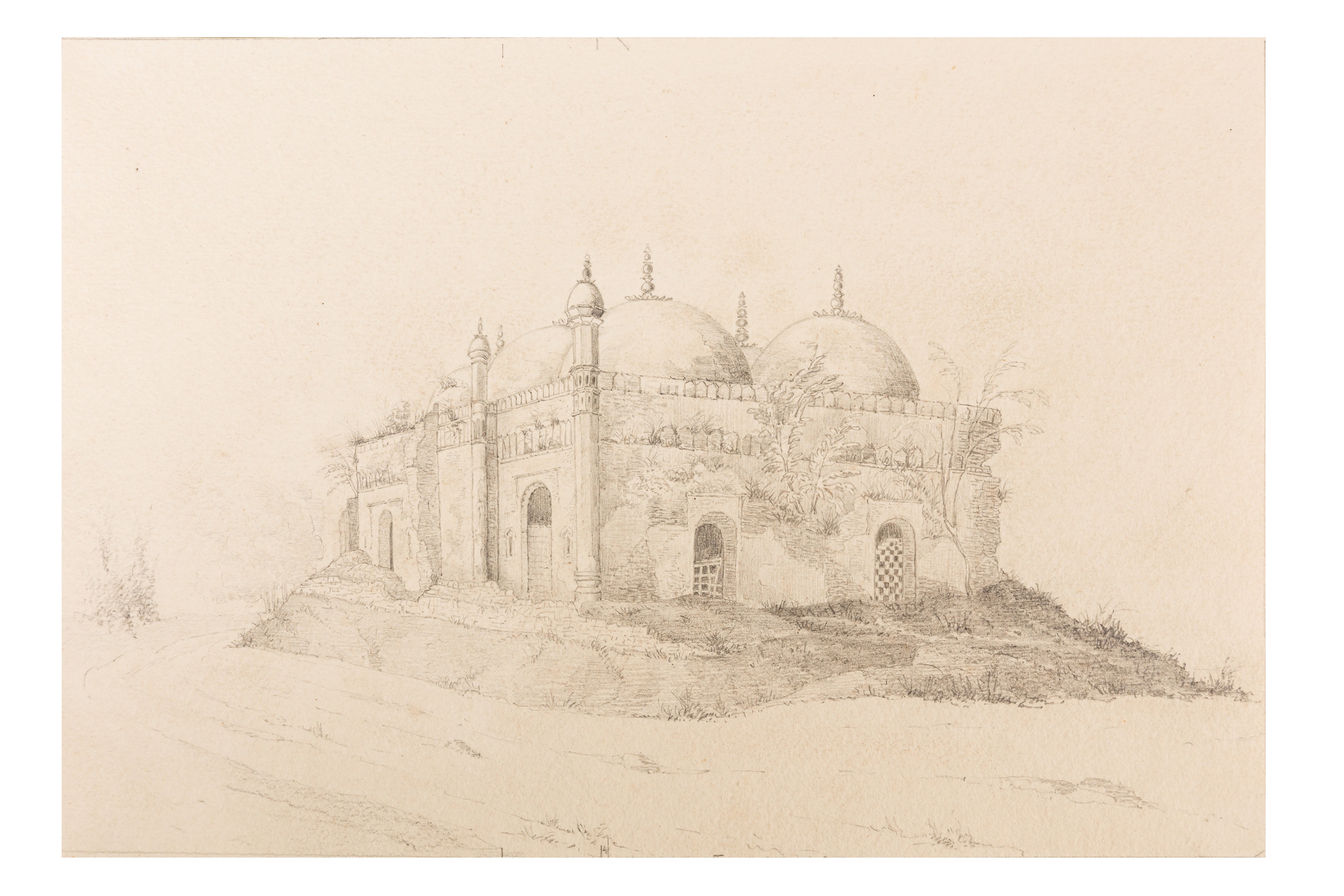 Bengal: Ricketts family, album of 78 watercolours and drawings - Image 8 of 10