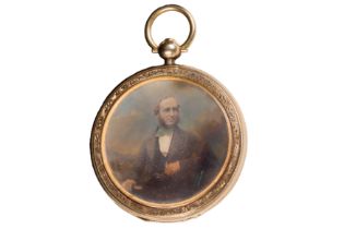 A Hand-Coloured Daguerreotype Locket c.1850