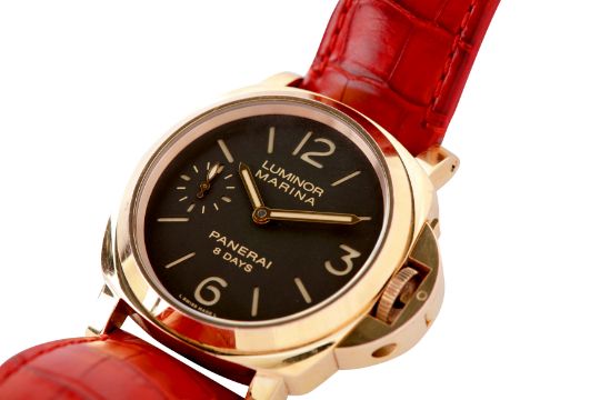 PANERAI LUMINOR MARINA 8-DAYS WRISTWATCH - 18K GOLD - Image 2 of 8