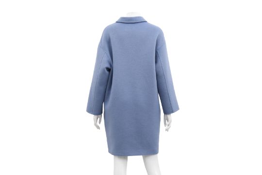 Prada Periwinkle Blue Wool Short Coat - Size 42 - Image 2 of 3