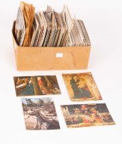 A collection of mid to late 20th Century postcards