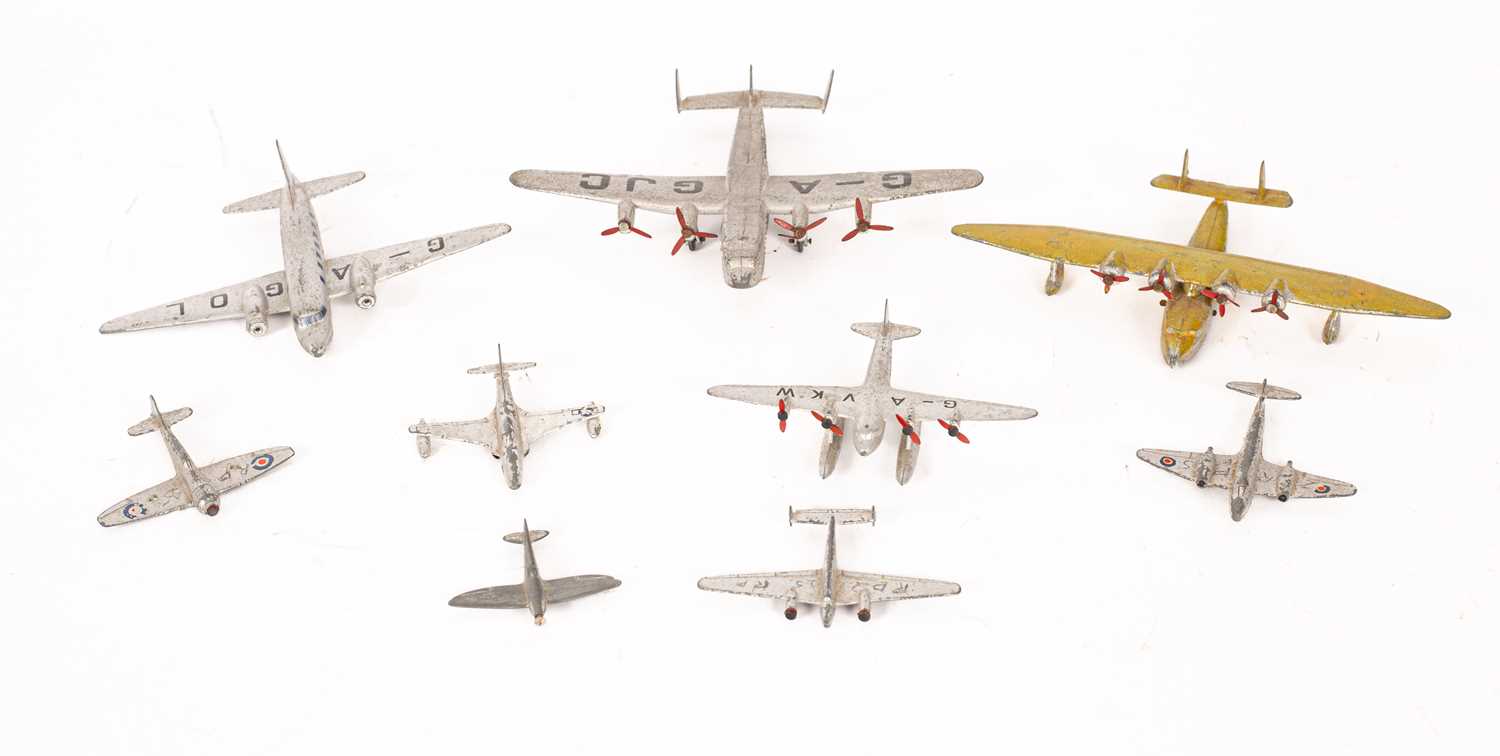 Dinky Toys model aeroplanes