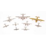 Dinky Toys model aeroplanes