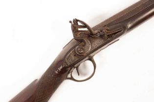 A Trigg flintlock rifle