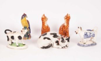 A pair of Griselda Hill Wemyss pottery cats