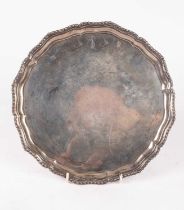 A silver salver