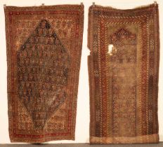 A Khamseh rug and another