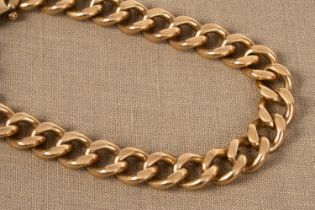 An 18ct gold bracelet