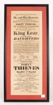 A Theatre Royal, Worcester advertisement