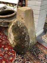 A staddle stone