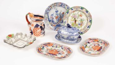 A group of Mason's iron stone porcelain items