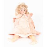 A Simon & Halbig German bisque head 'Santa 8' doll