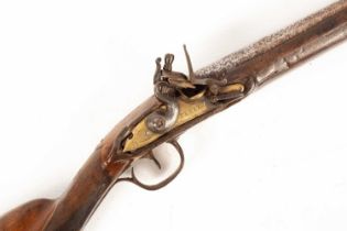 A flintlock short barrel rifle