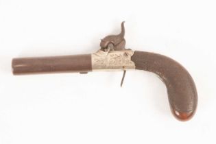 A Queen Anne percussion cap pistol