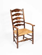 A North Country ladderback chair