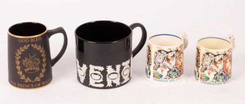 Two Laura Knight Royal commemorative mugs