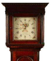 A thirty-hour oak longcase clock