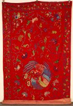 A 19th Century Chinese wall hanging