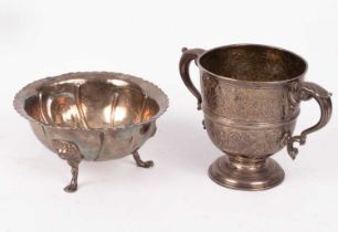 An 18th Century Irish silver bowl,