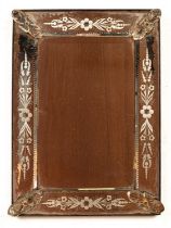 A Venetian style mirror,