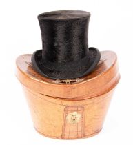 A Thomas Bennett & Sons silk top hat