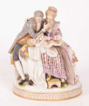 A Ludwigsburg porcelain figure group