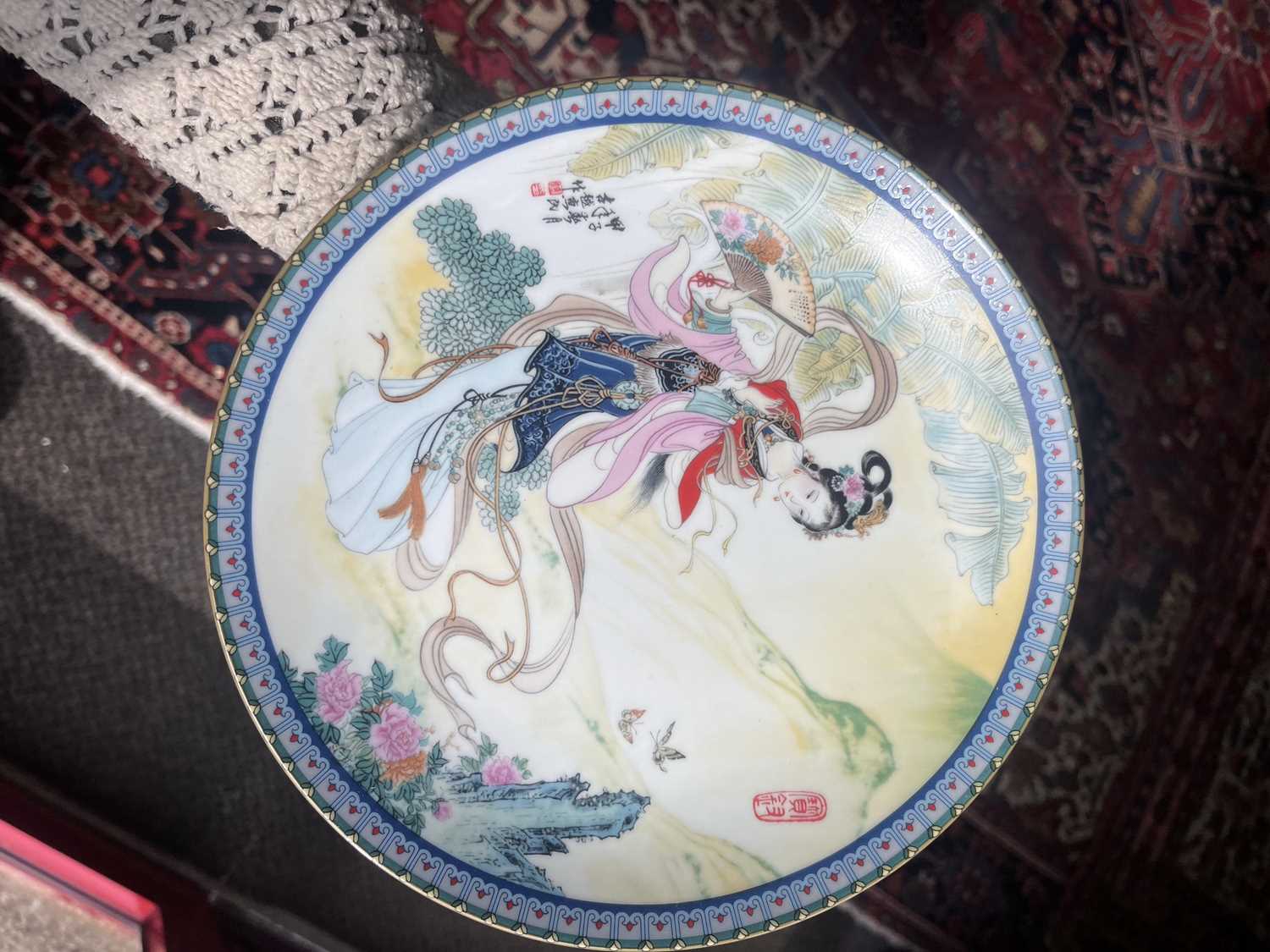 Twelve Chinese cabinet plates - Image 30 of 30