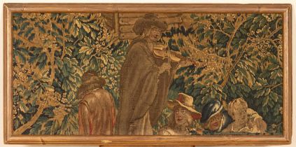 A Brussels tapestry fragment