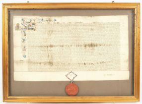 A facsimile of a medieval document