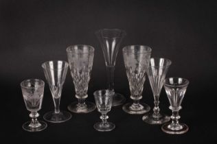 An English 18th Century wine glass