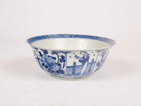 A Chinese blue and white bowl