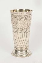 Hunting Interest: A Victorian silver presentation beaker