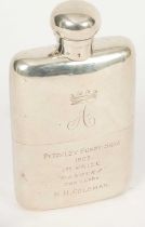 Hunting Interest: An Edwardian silver hip flask