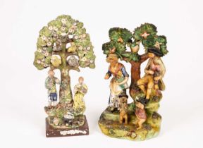 A Staffordshire pearlware bocage group