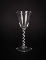 An English 18th Century wine glass