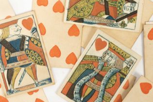 Six decks of George III playing cards