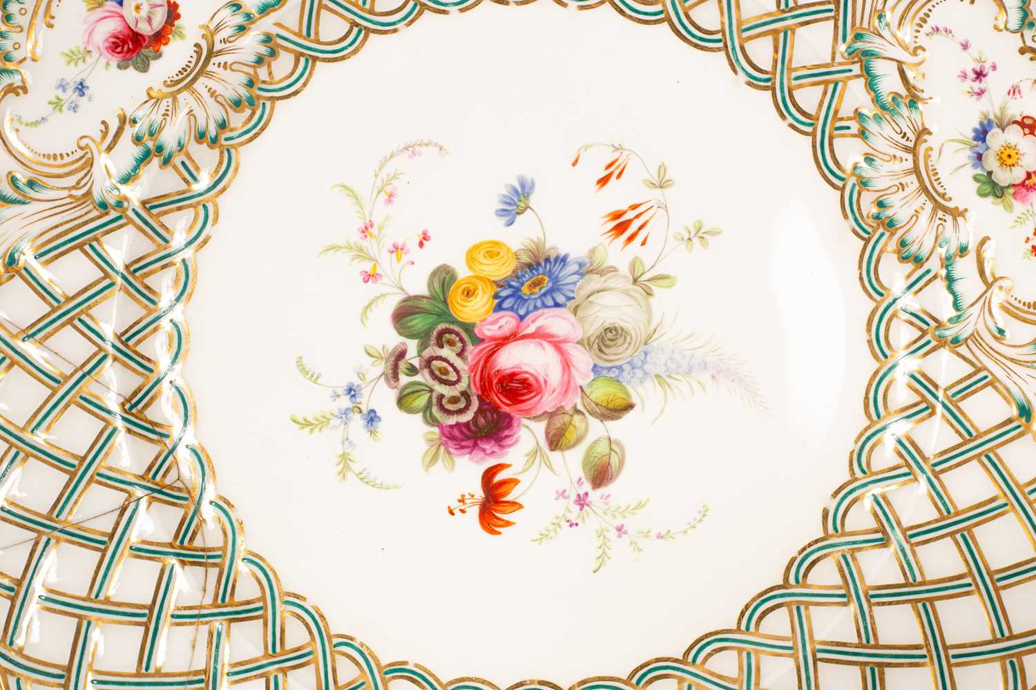 A Minton porcelain dessert service - Image 5 of 8