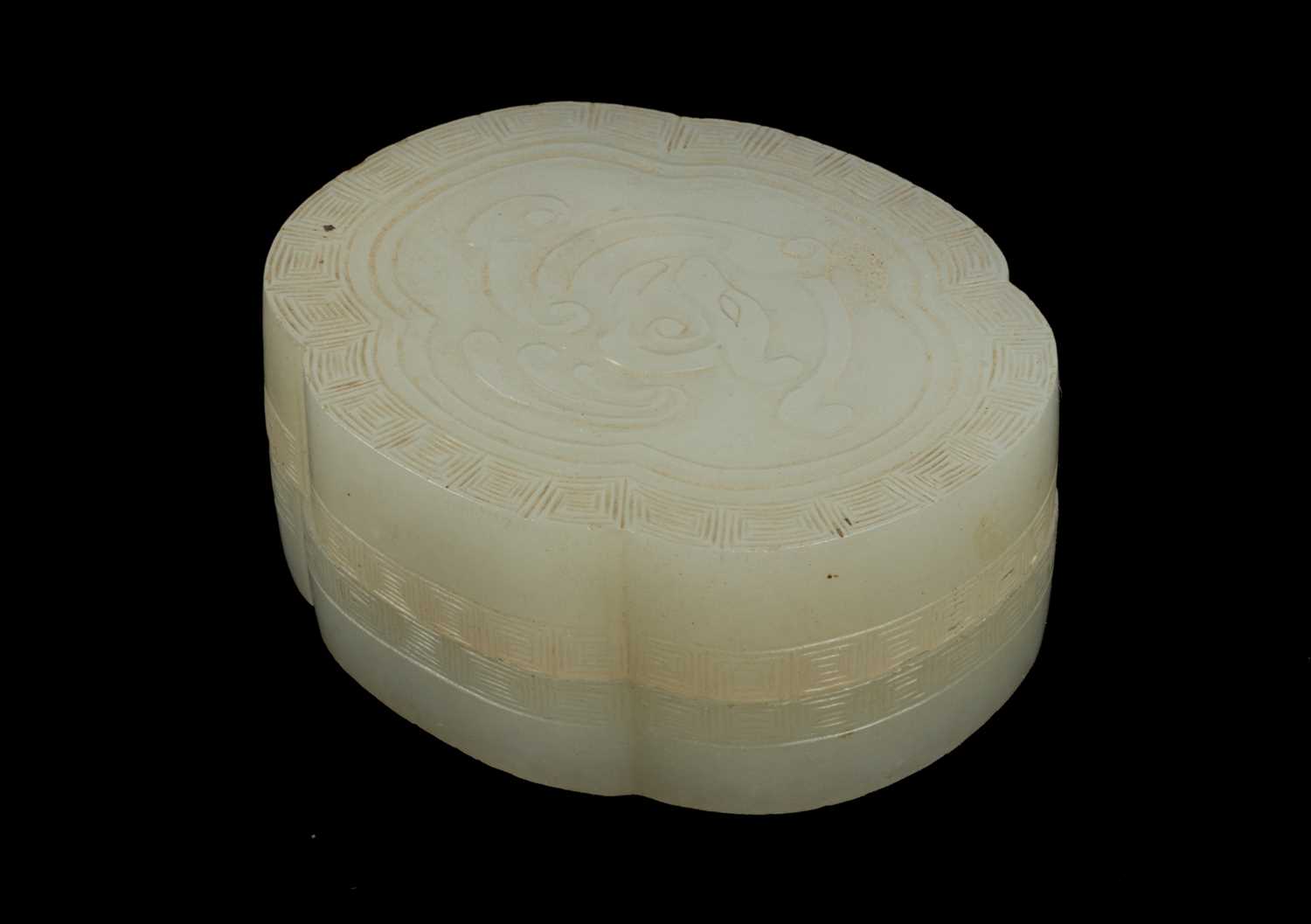 A Chinese jade box and cover - Image 4 of 11